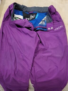 Volcom Men’s Purple Snow/Ski Pants Size Large